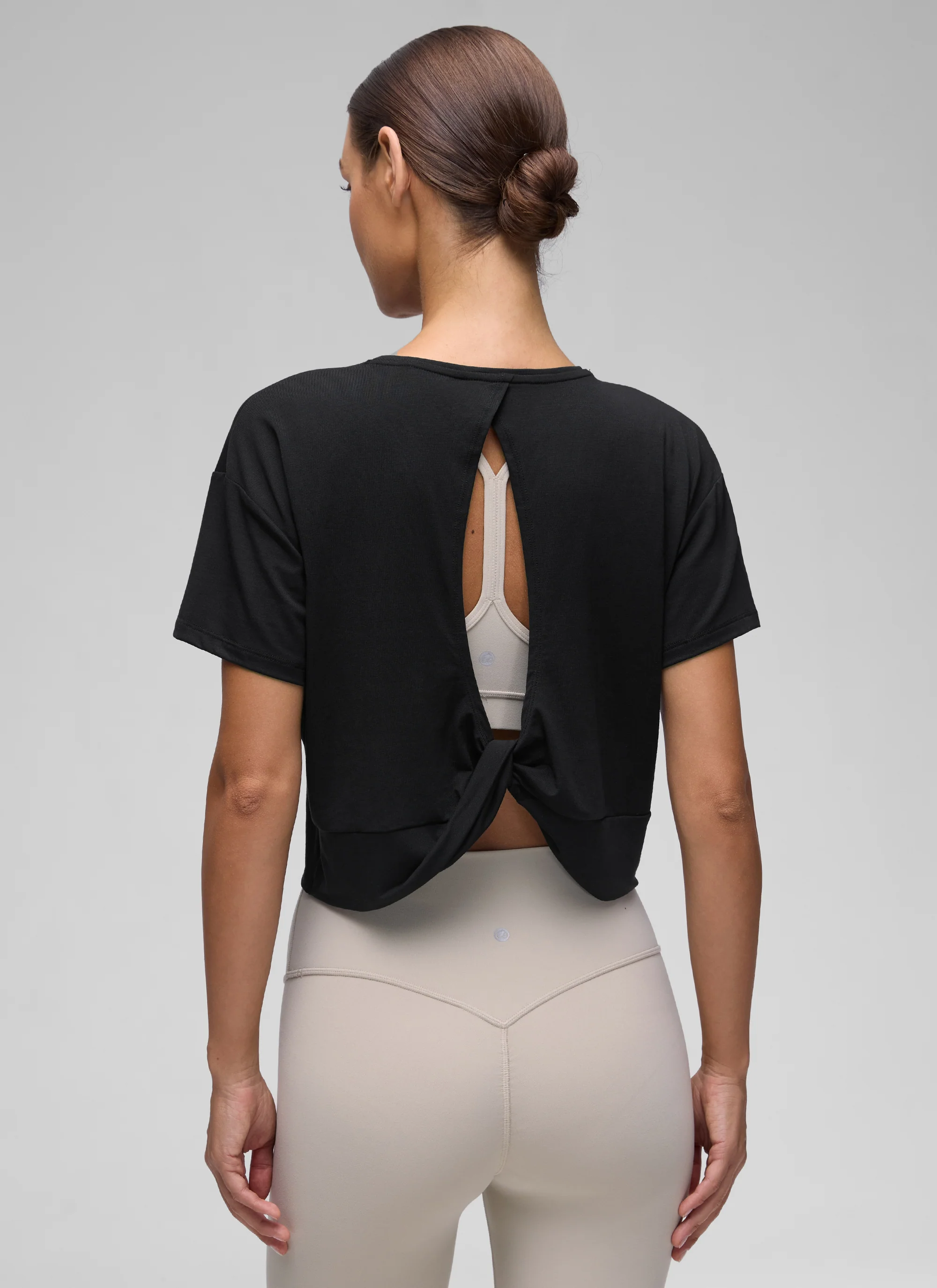 Open Back Cropped Short Sleeve - Image 11