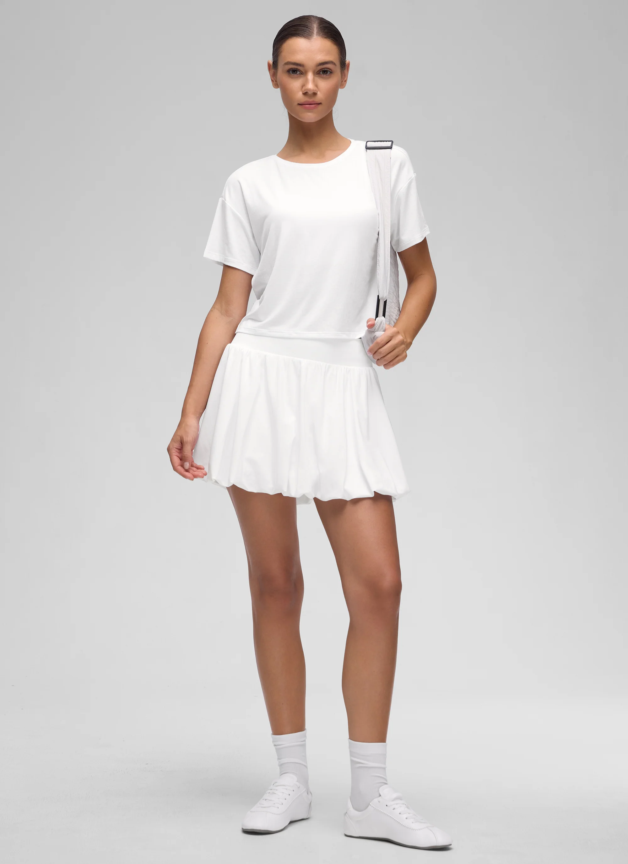 Open Back Cropped Short Sleeve - Image 17