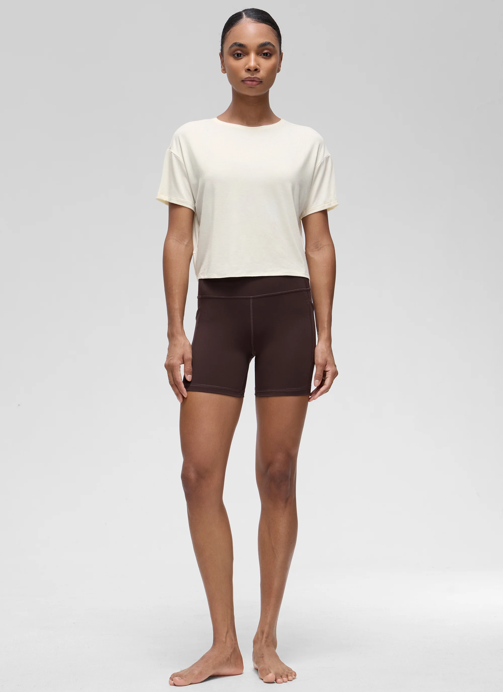 Open Back Cropped Short Sleeve - Image 7