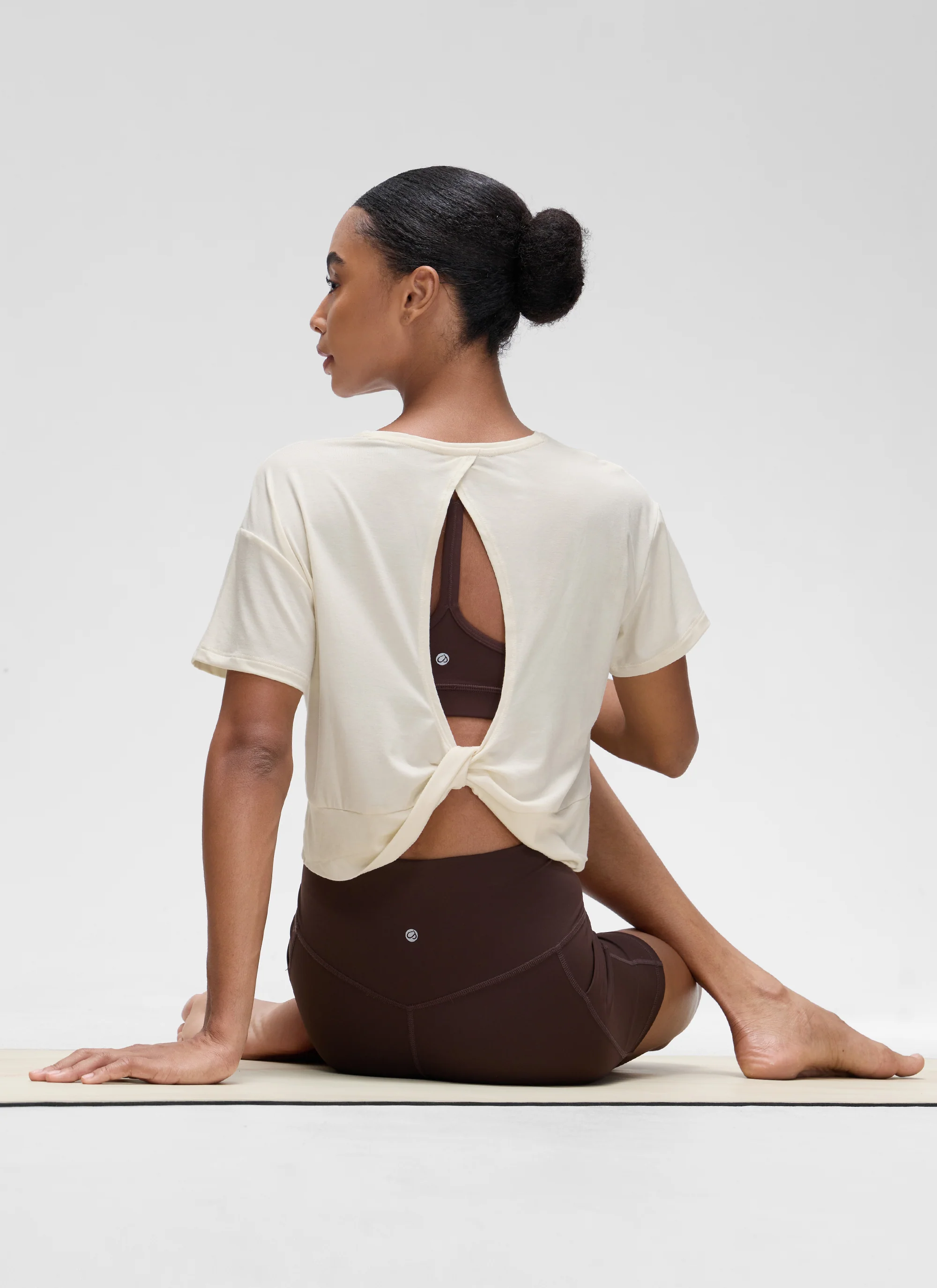 Open Back Cropped Short Sleeve - Image 9