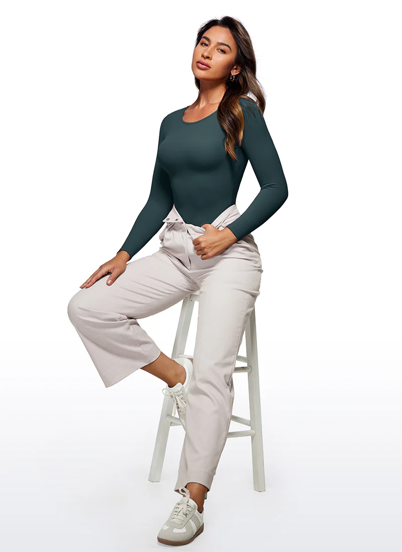 Butterluxe Long Sleeve  Crew Neck Bodysuits - Image 13