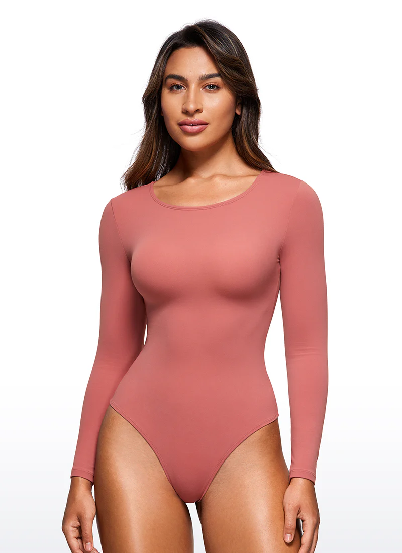 Butterluxe Long Sleeve  Crew Neck Bodysuits - Image 31