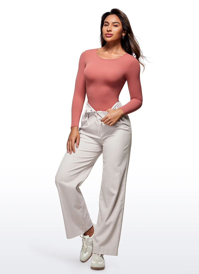 Butterluxe Long Sleeve  Crew Neck Bodysuits - Image 33