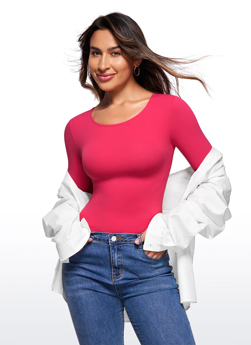 Butterluxe Long Sleeve  Crew Neck Bodysuits - Image 39