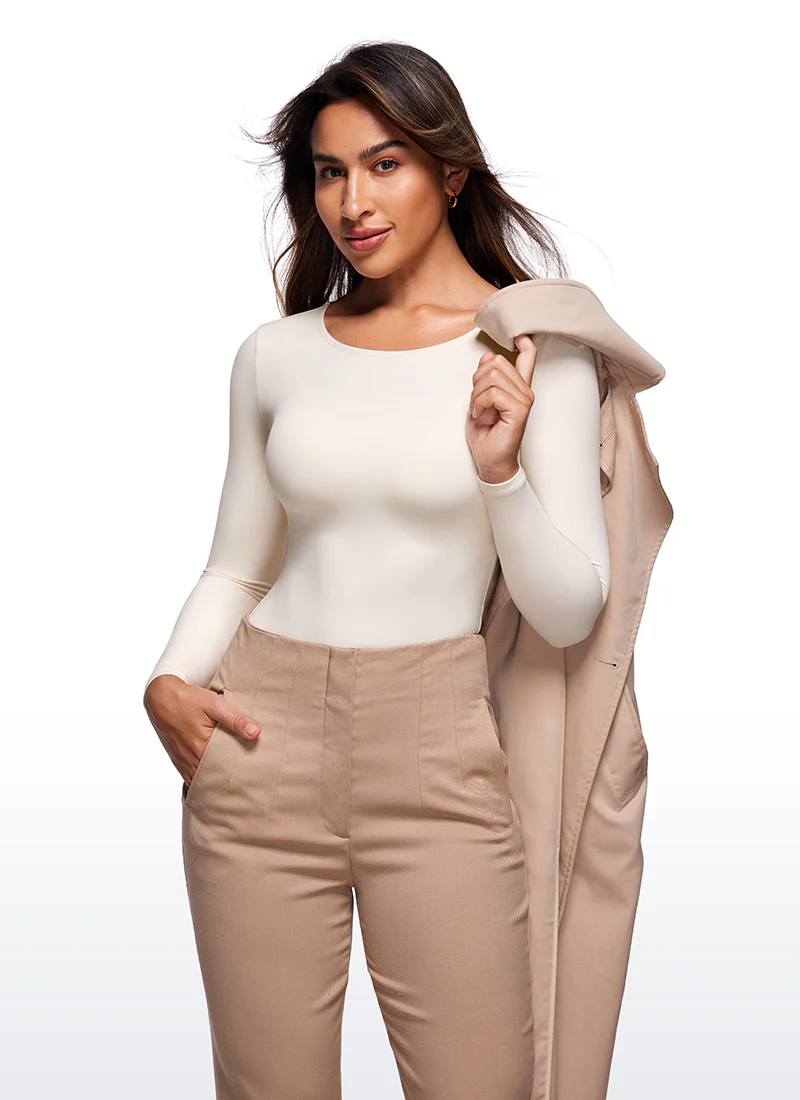 Butterluxe Long Sleeve  Crew Neck Bodysuits - Image 8
