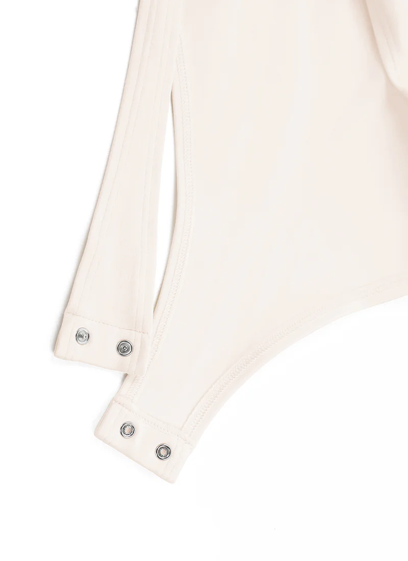 Butterluxe Mock Turtleneck Long Sleeve Bodysuits - Image 54
