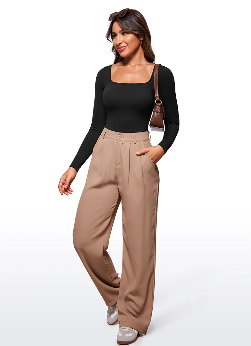 Butterluxe Square Neck Long Sleeve Bodysuits - Image 18