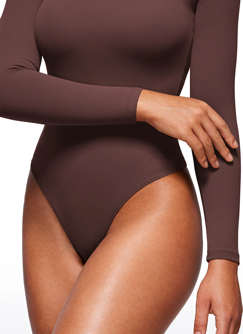 Butterluxe Square Neck Long Sleeve Bodysuits - Image 28