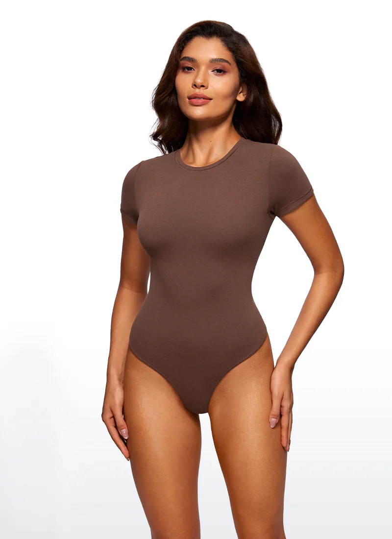 Cotton Crew Neck Short Sleeves Bodysuits - Image 33