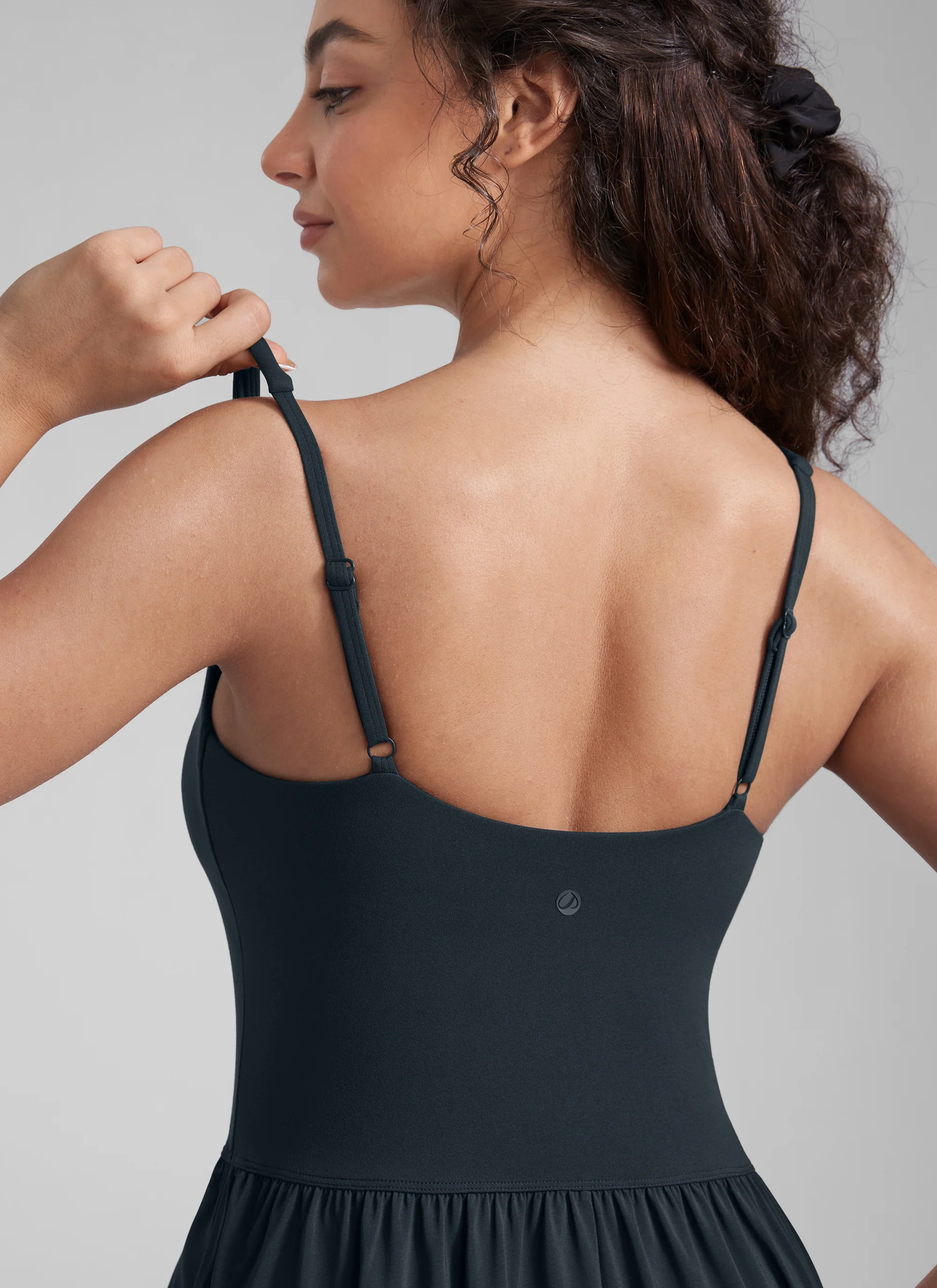 Square Neck Sleeveless Pocket Dress - Image 21