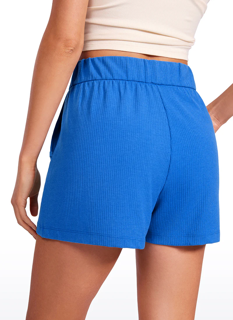 Ribbed High Rise Sweat Shorts 3'' - Image 24