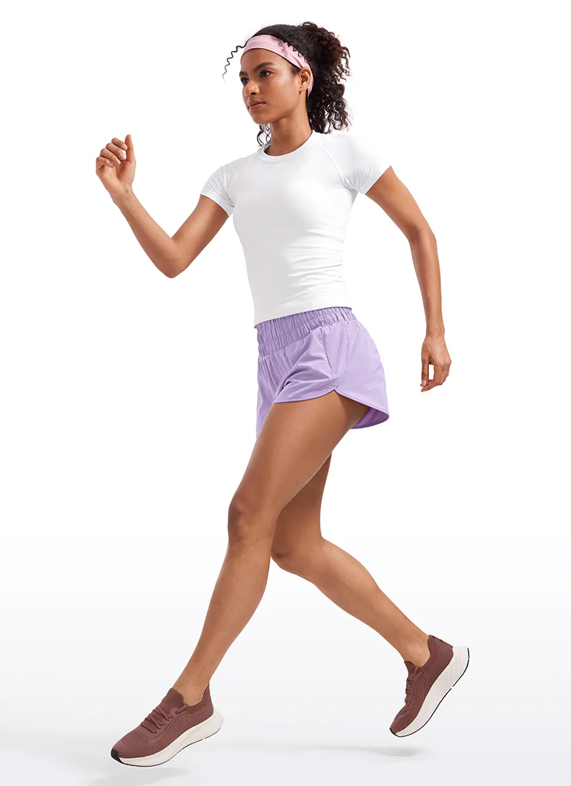 Feathery-Fit Soft Pocket High Rise Shorts 3'' - Image 3