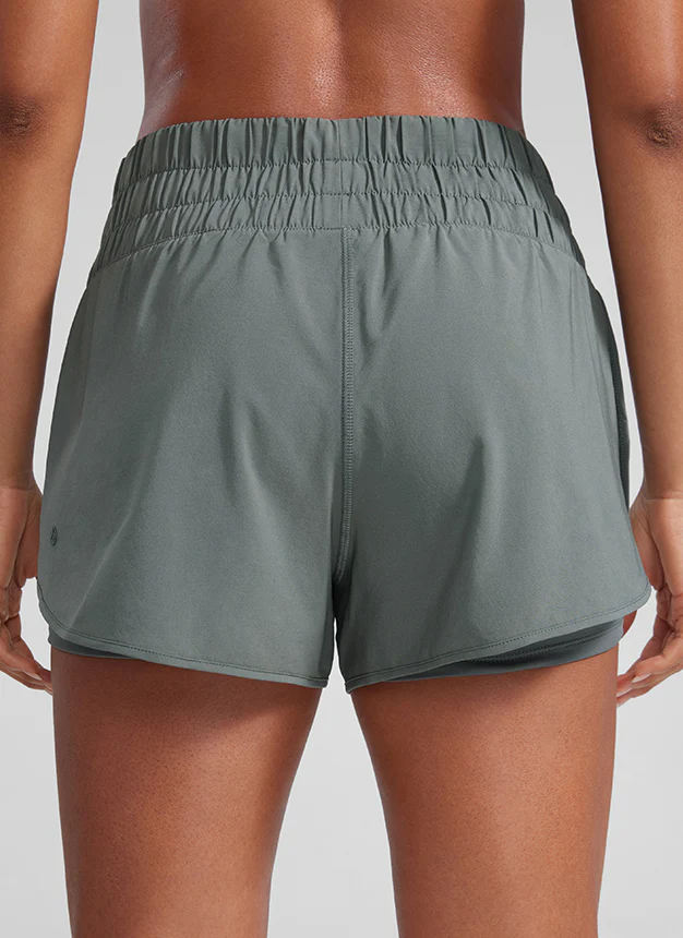Feathery-Fit Soft  2 in 1 High Rise Shorts 3'' - Image 19