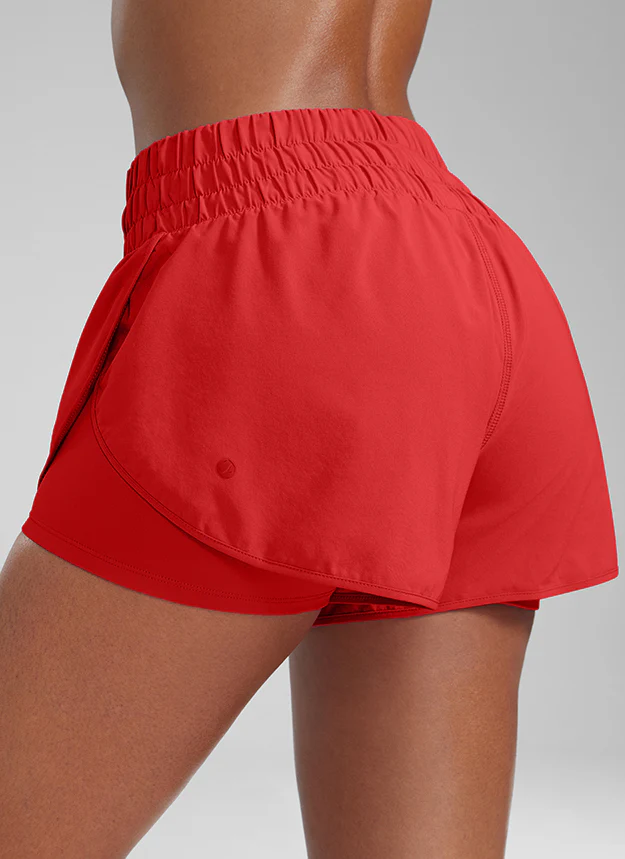 Feathery-Fit Soft 2 in 1 High Rise Shorts 3'' - Image 4