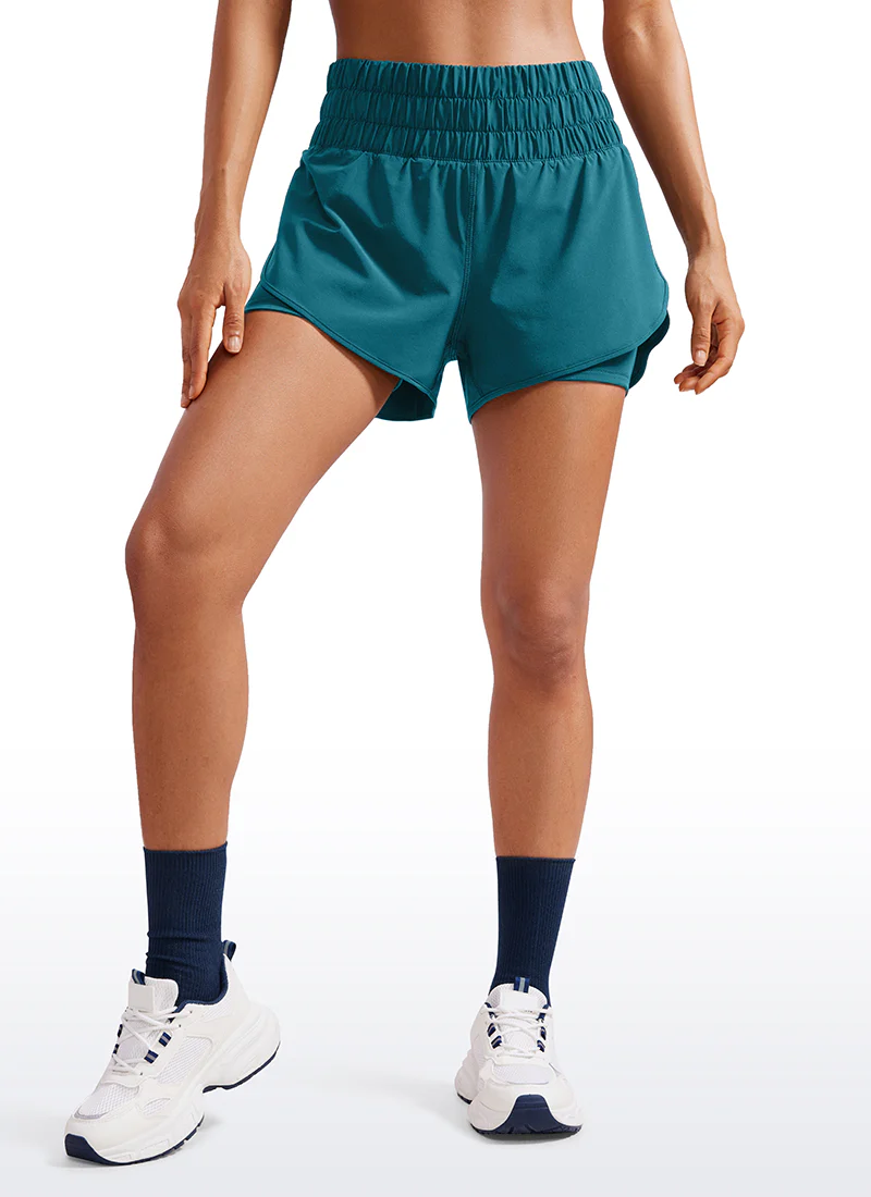 Feathery-Fit Soft 2 in 1 High Rise Shorts 3'' - Image 7