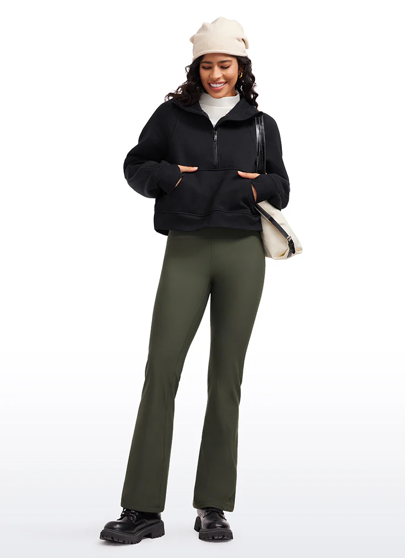Fleece Lined Flare Legging 31" - Image 31