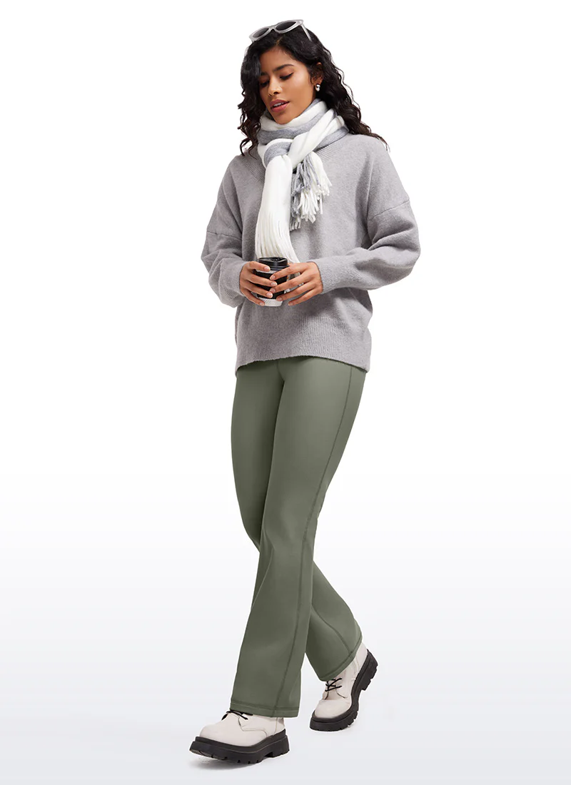 Fleece Lined Flare Legging 31" - Image 52