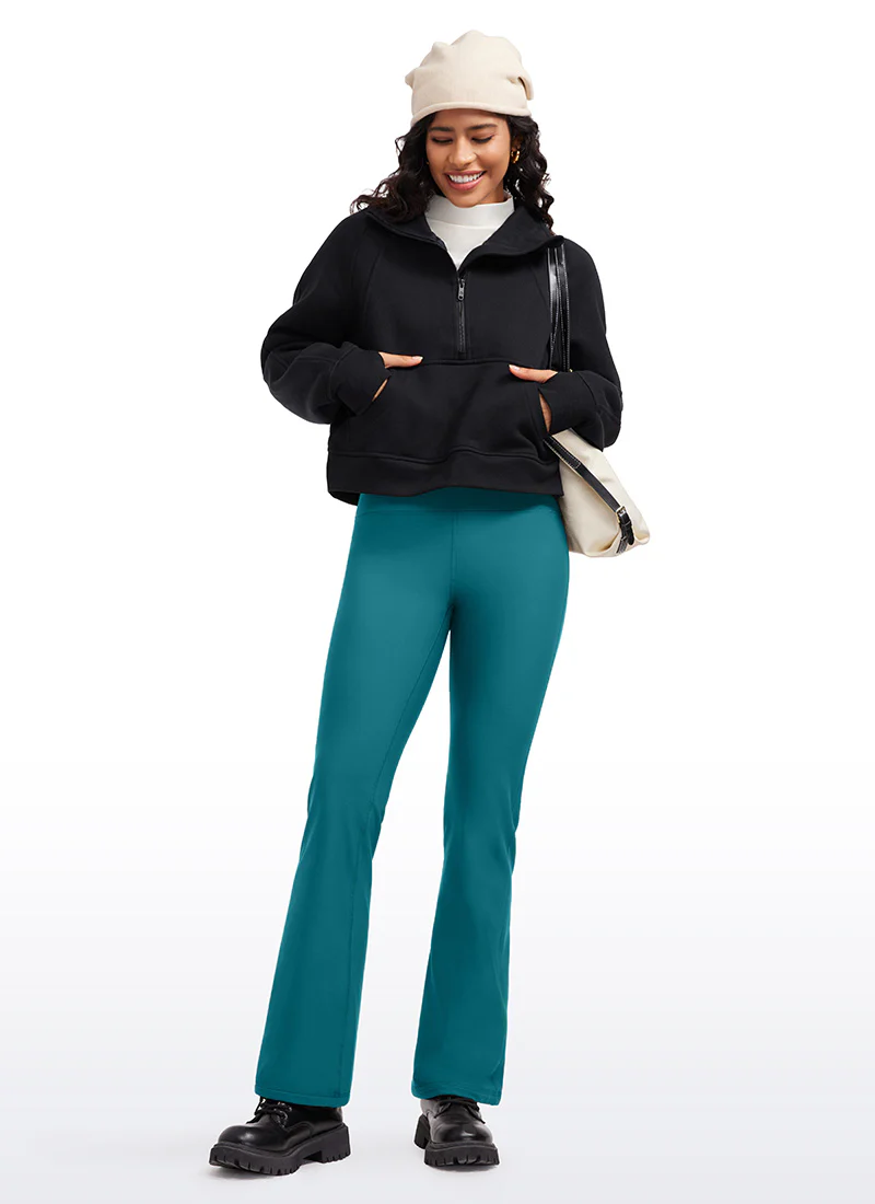 Fleece Lined Flare Legging 31" - Image 61
