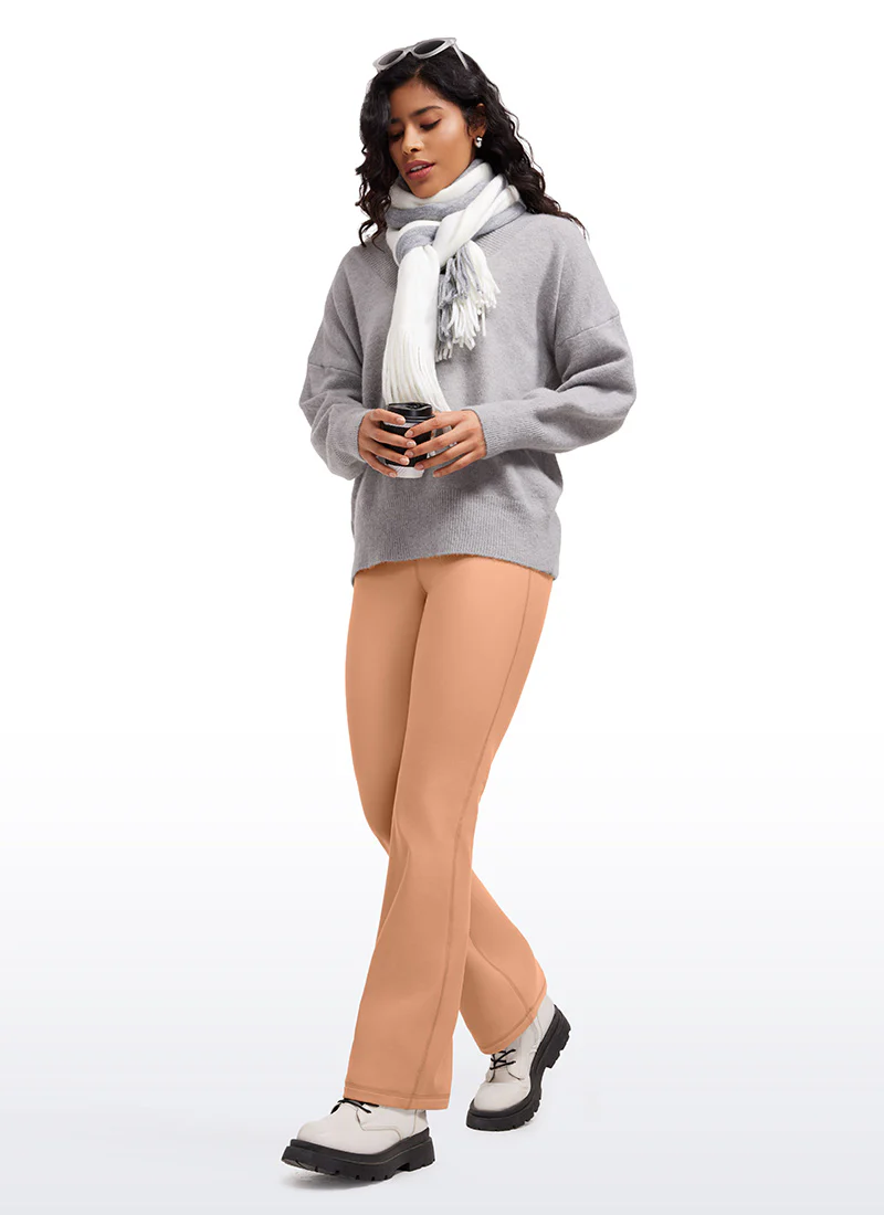 Fleece Lined Flare Legging 31" - Image 72