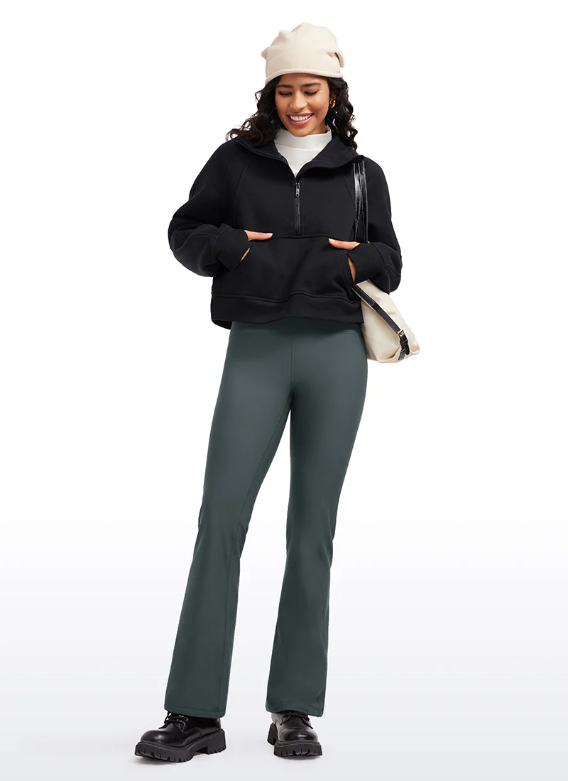 Fleece Lined Flare Legging 31" - Image 77