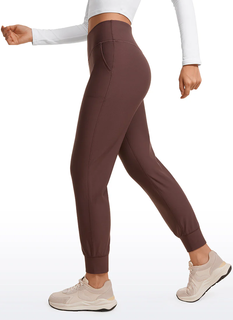 Fleece Lined Soft Workout Joggers with Pockets 27.5" - Image 32