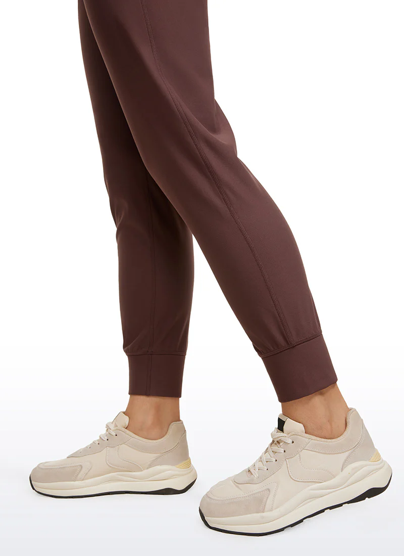 Fleece Lined Soft Workout Joggers with Pockets 27.5" - Image 33