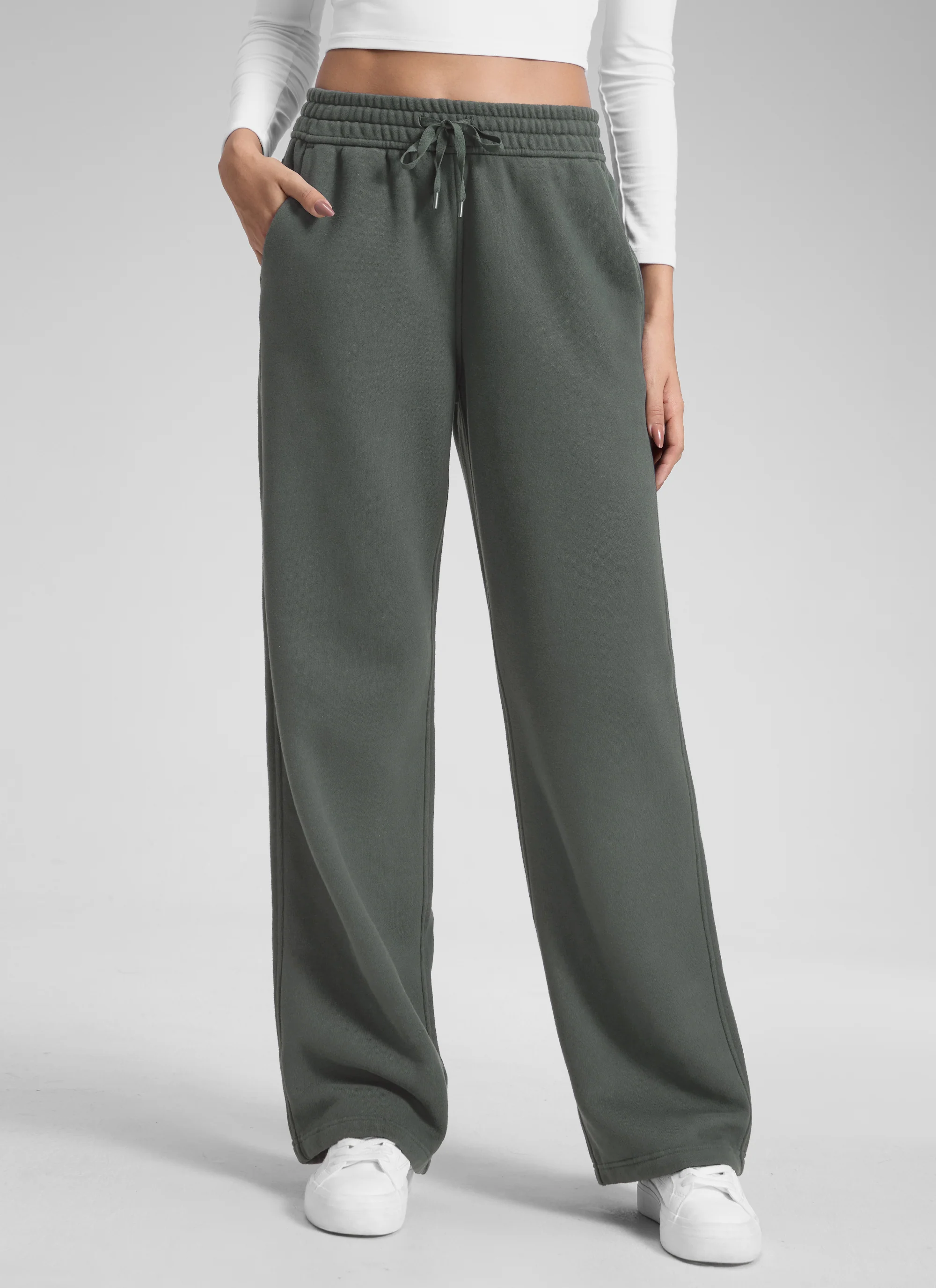 Fleece Lined Straight Leg Sweatpant 30'' - Image 8