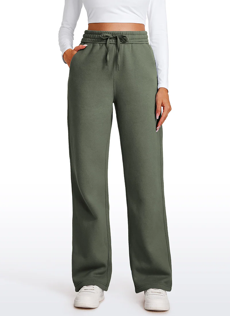 Fleece Lined Straight Leg Sweatpant 30''