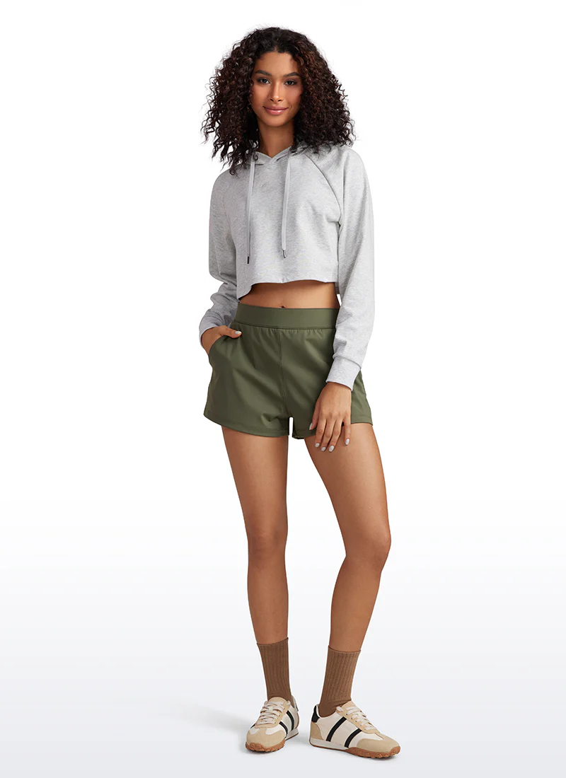 Stretch High-Rise Shorts with Pockets 2.5" - Image 13