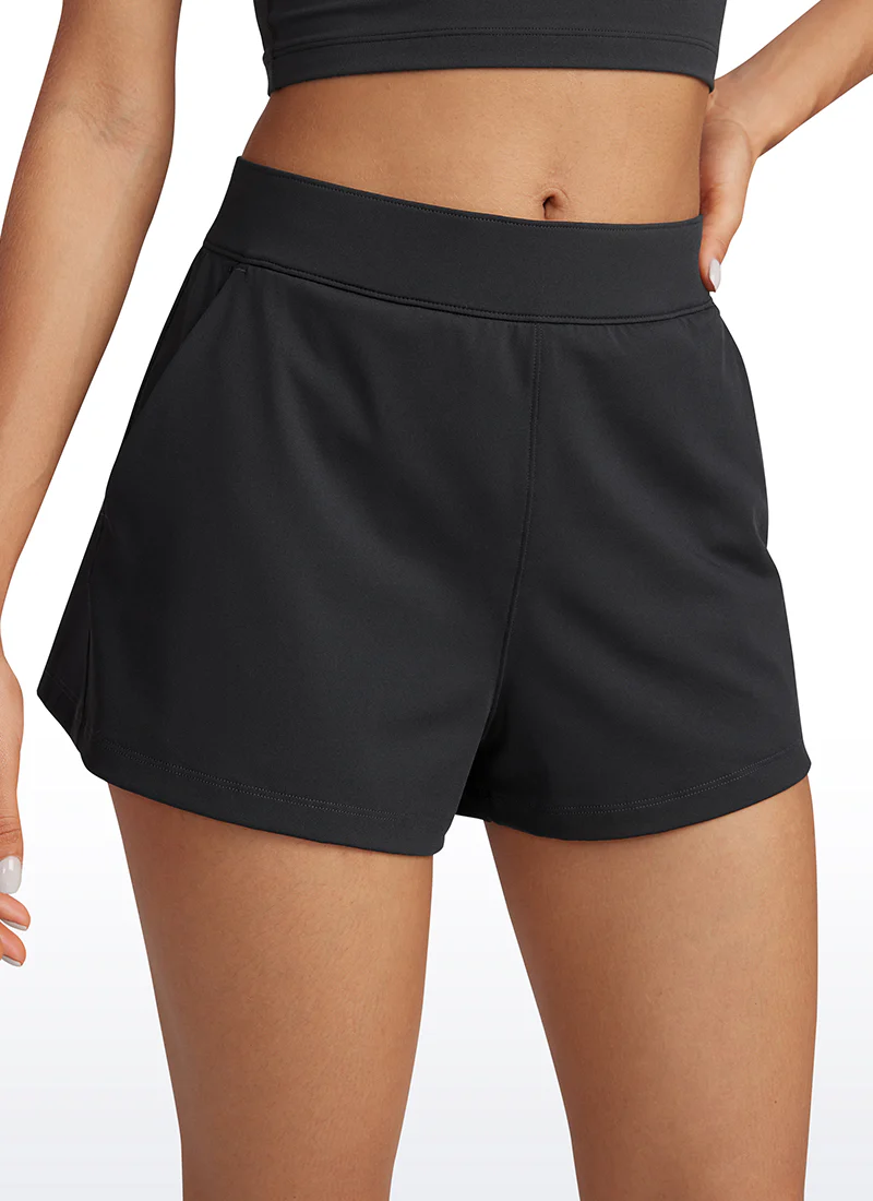 Stretch High-Rise Shorts with Pockets 2.5" - Image 25