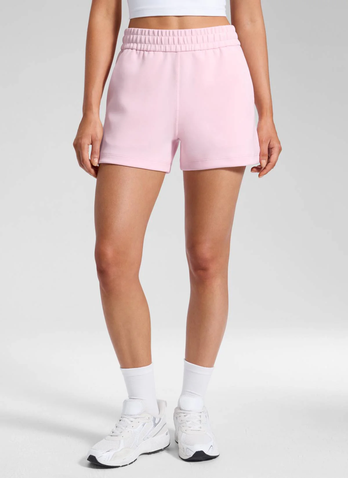 SoftAura Drawstring Pocket Sweat Shorts 4” - Image 38