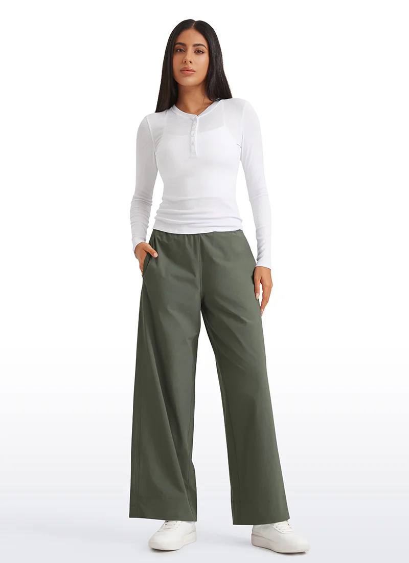 Stretch Wide Leg Casual Pant 30" - Image 15