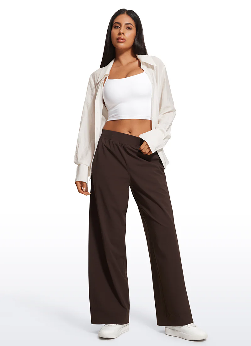 Stretch Wide Leg Casual Pant 30" - Image 19