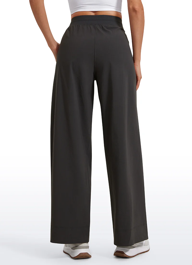 Stretch Wide Leg Casual Pant 30" - Image 2