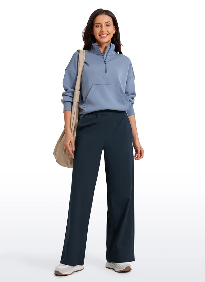 Stretch Wide Leg Casual Pant 30" - Image 23