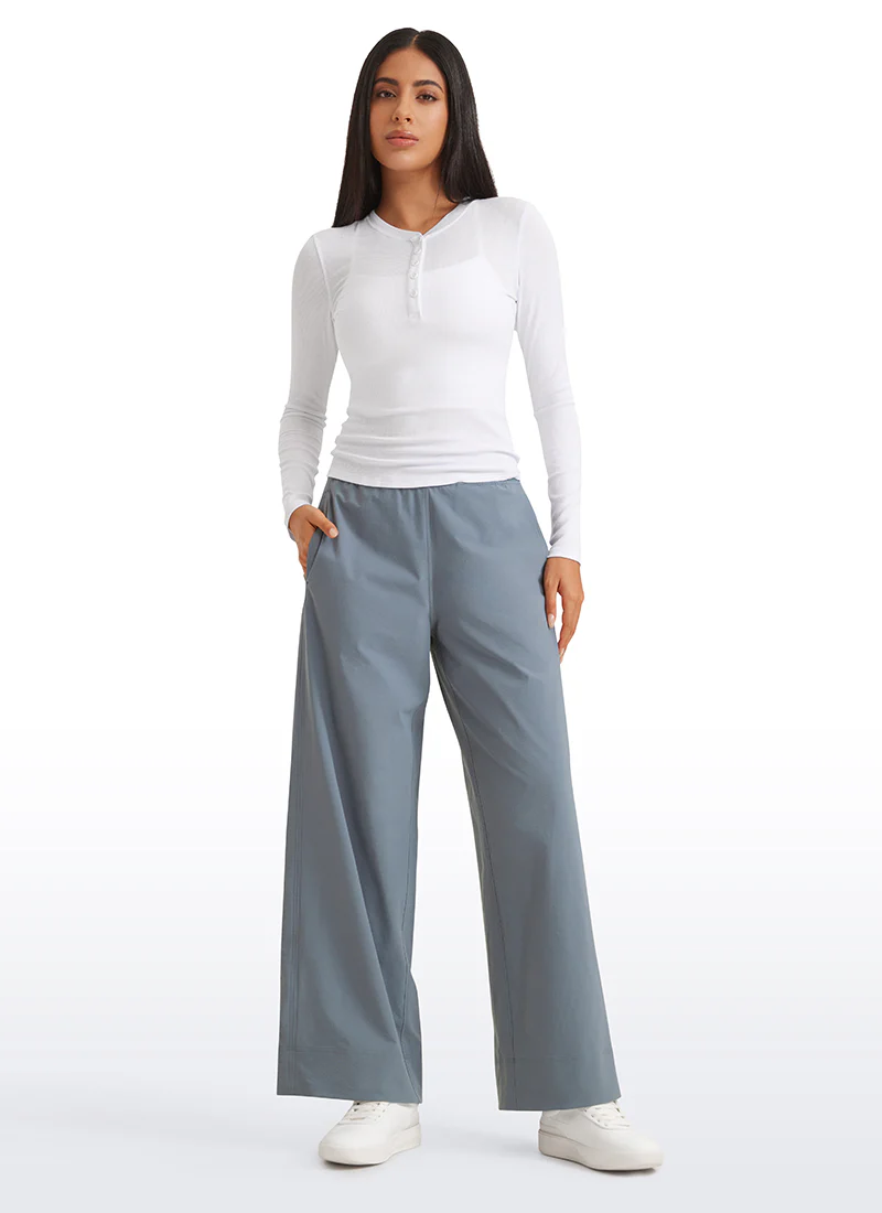 Stretch Wide Leg Casual Pant 30" - Image 27