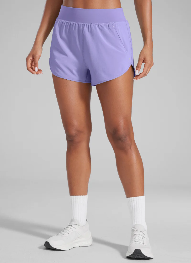 Feathery-Fit Soft Zipper Pocket Dolphin Shorts 3'' - Image 31