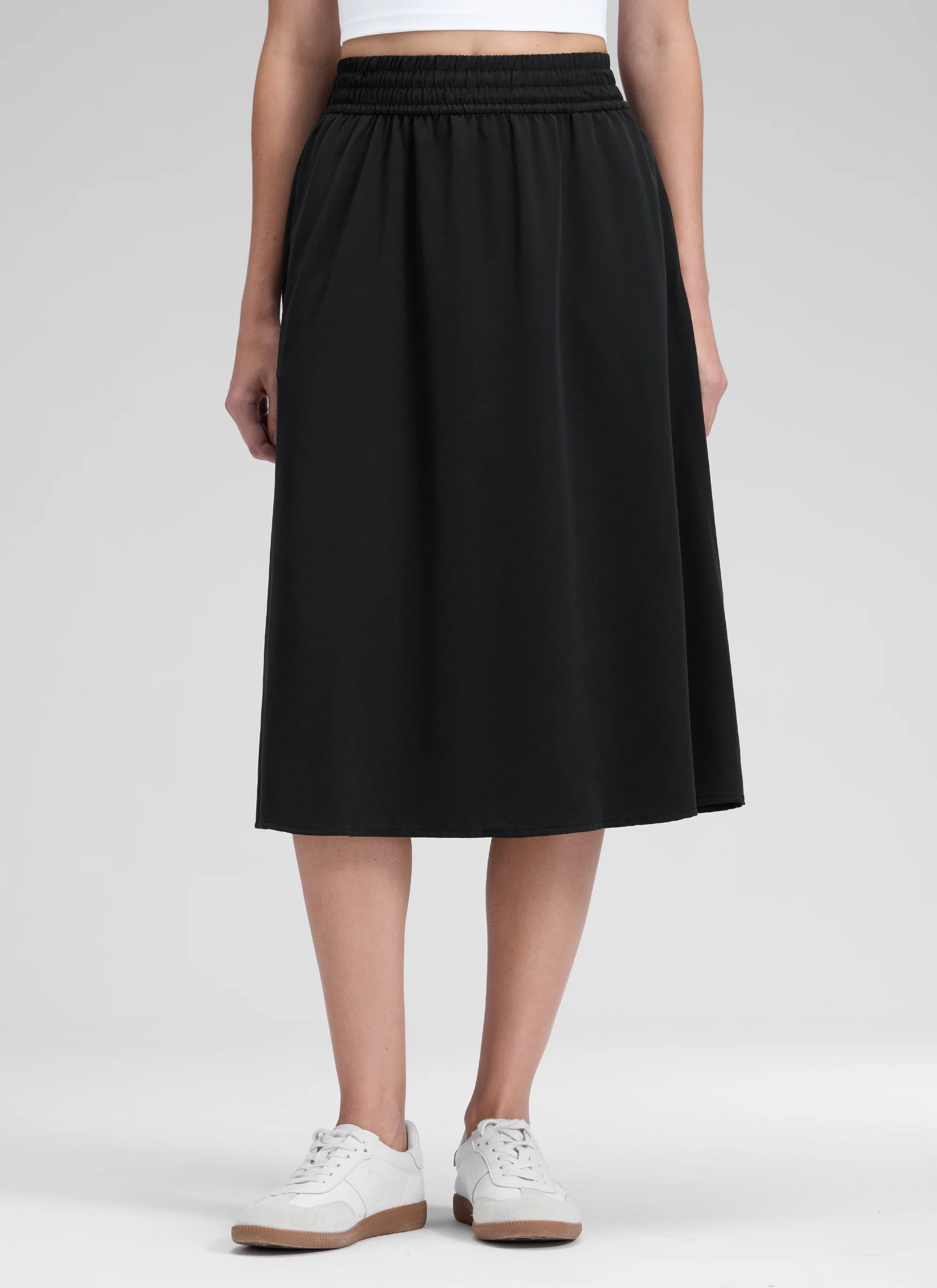 Feathery-Fit Stretchy Side Pocket Skirt - Image 6