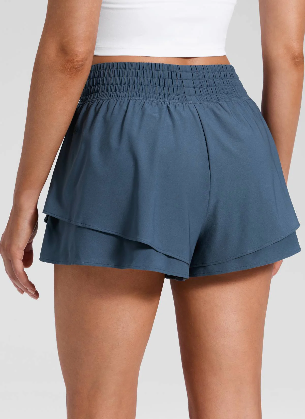 Feathery-Fit Stretchy Flowy Shorts 2.5" - Image 14