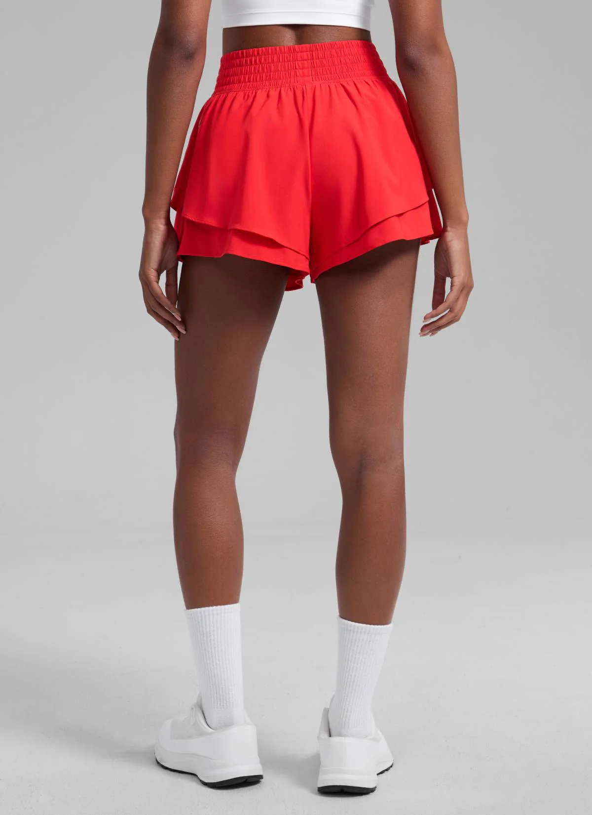 Feathery-Fit Stretchy Flowy Shorts 2.5" - Image 16