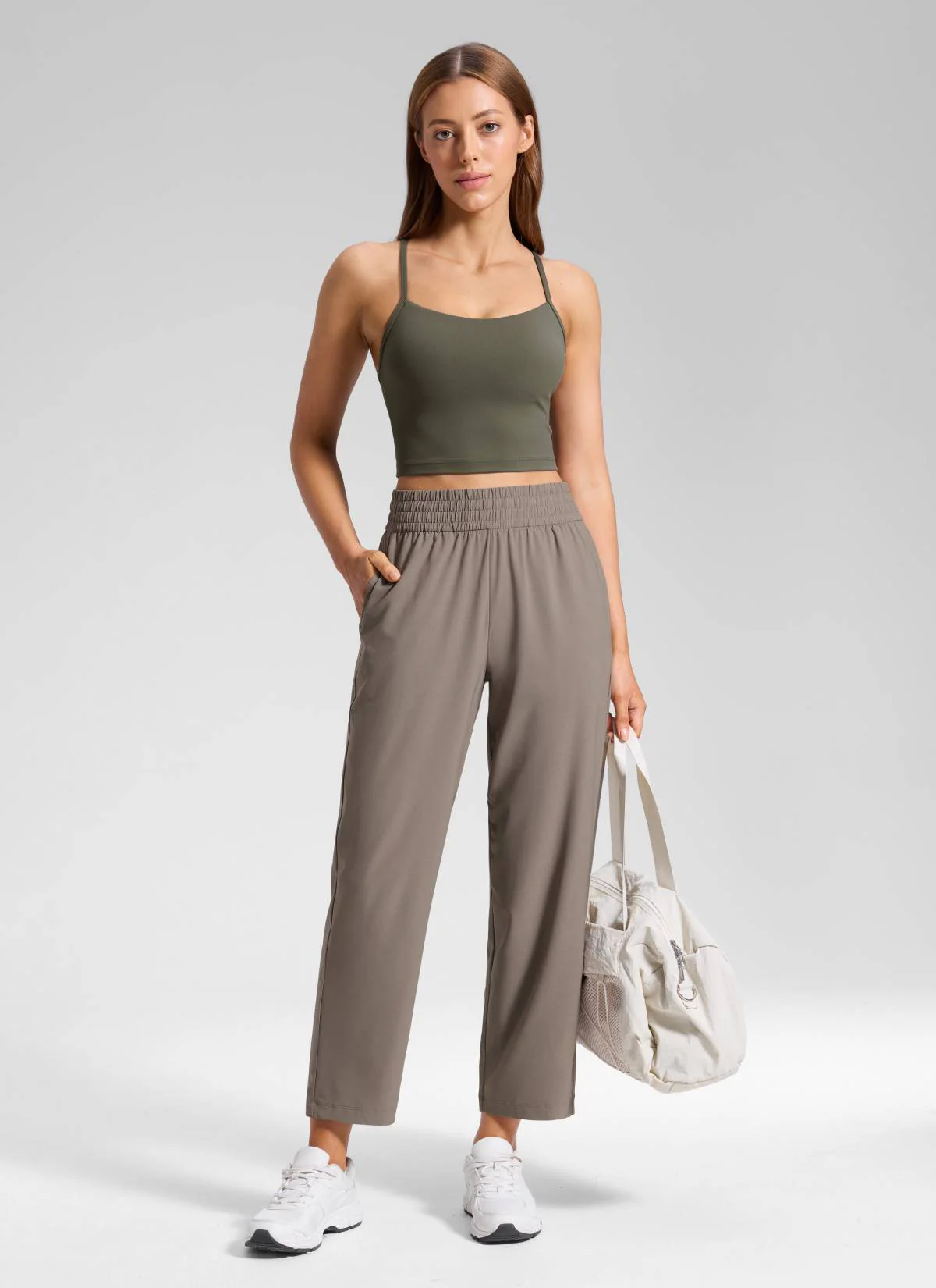 Feathery-Fit Stretchy Tapered Ankle Pant 27" - Image 19