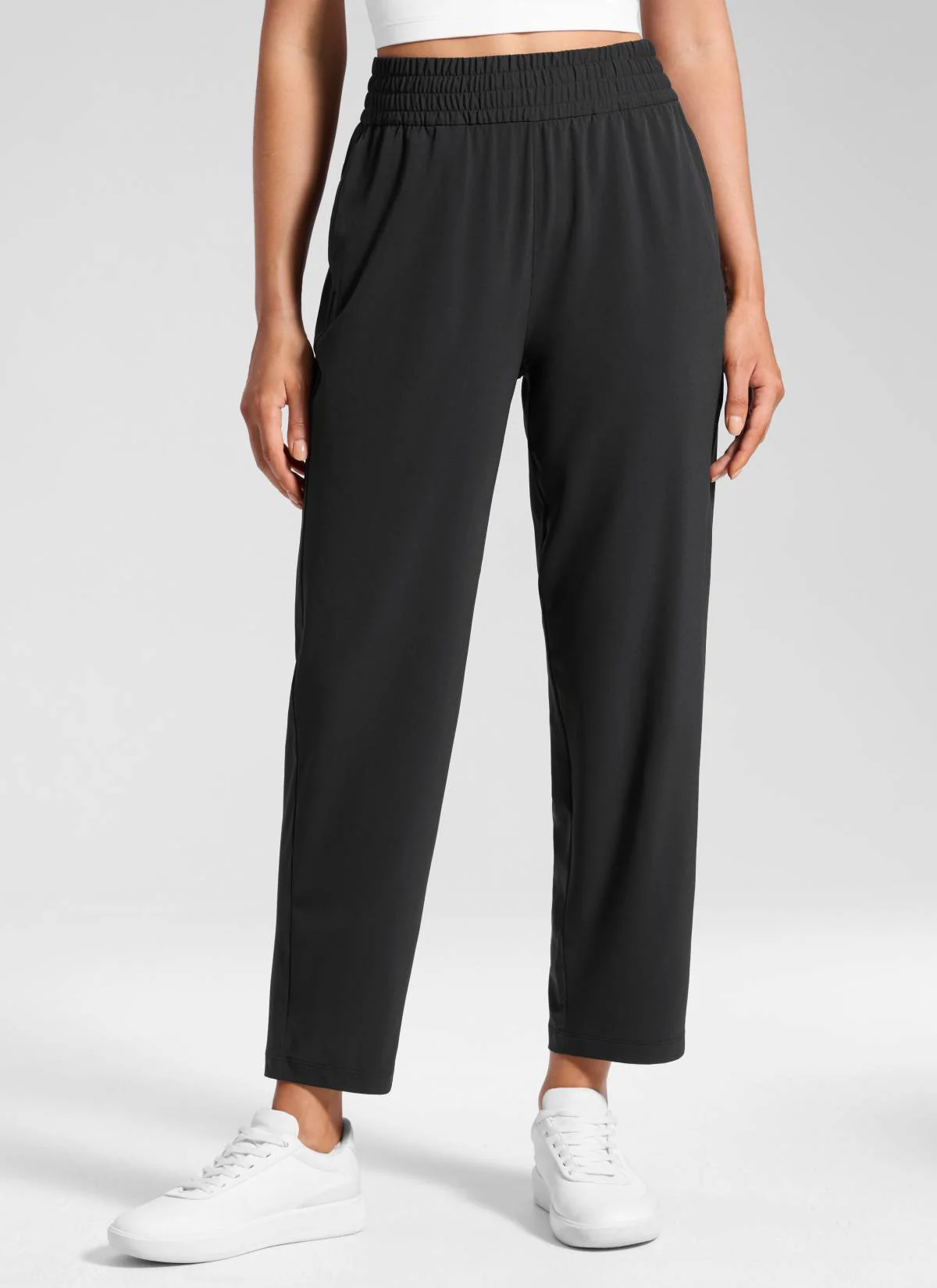 Feathery-Fit Stretchy Tapered Ankle Pant 27" - Image 6