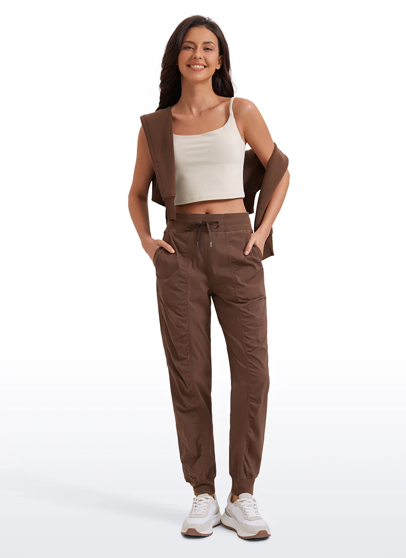 Striped Ruched Pocket Jogger 28'' - Image 6