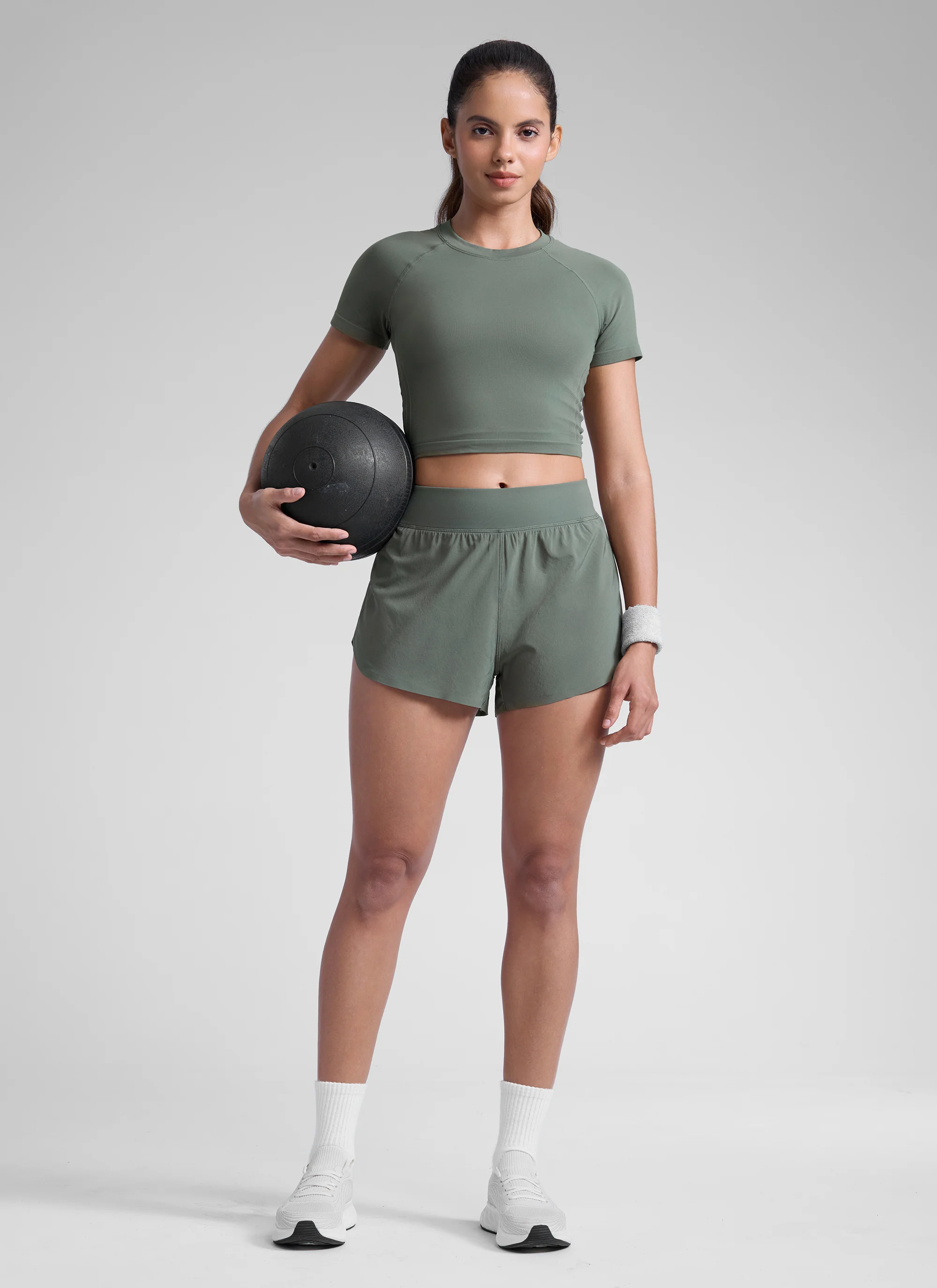 Feathery-Fit Soft Dolphin Lined Shorts 3'' - Image 19