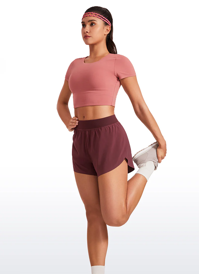 Feathery-Fit Soft Lined Mid Rise Shorts 4'' - Image 21