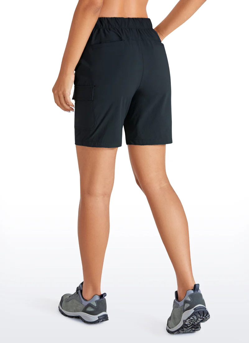 Cargo Mid-Rise Hiking Shorts with Belt Loops 7" - Image 6
