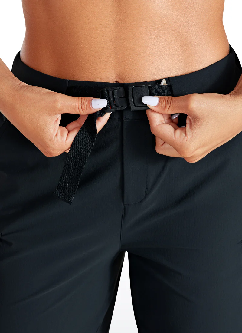 Cargo Mid-Rise Hiking Shorts with Belt Loops 7" - Image 8