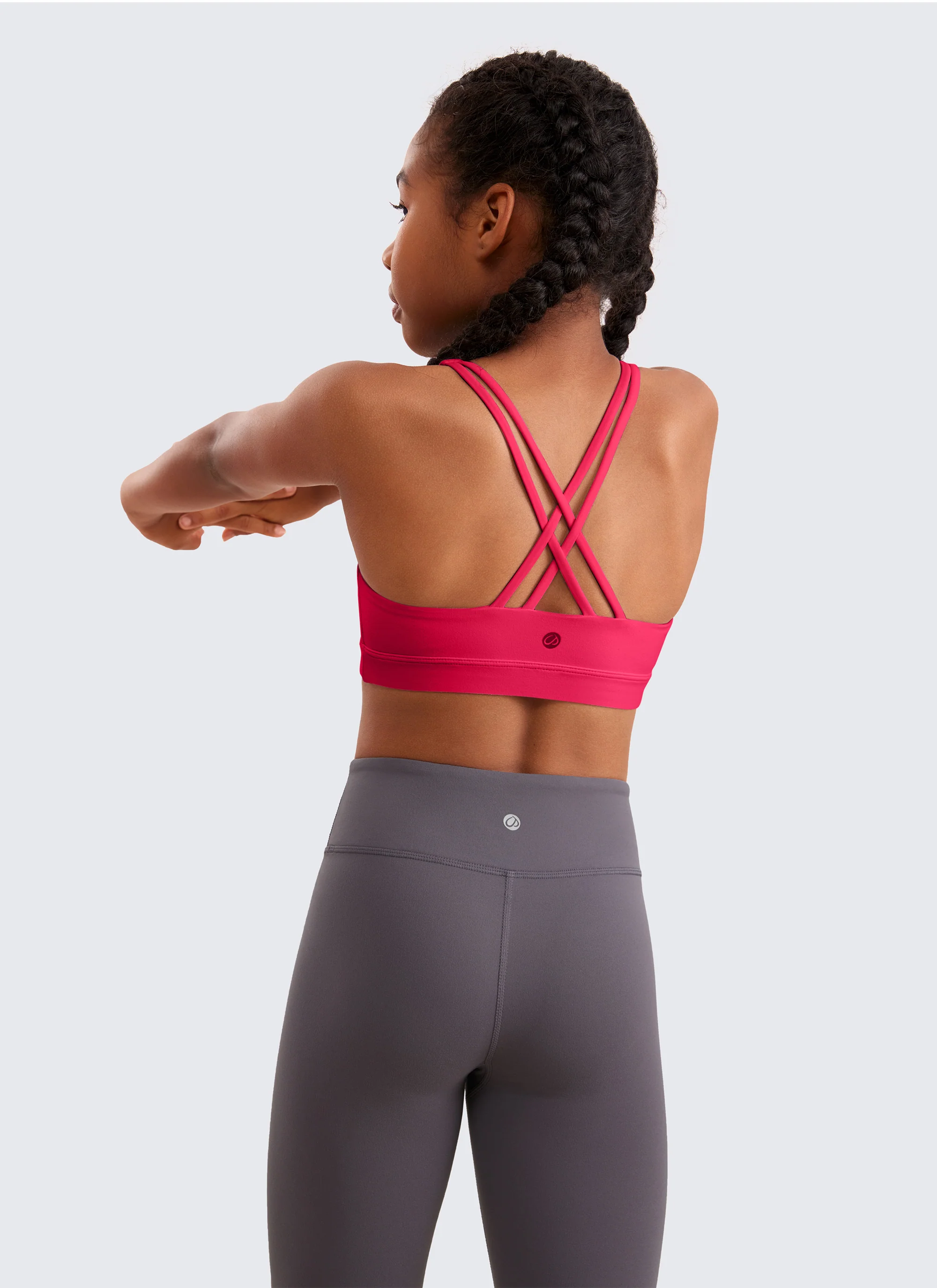 Butterluxe Girls Sport Bra Strappy Back - Image 6
