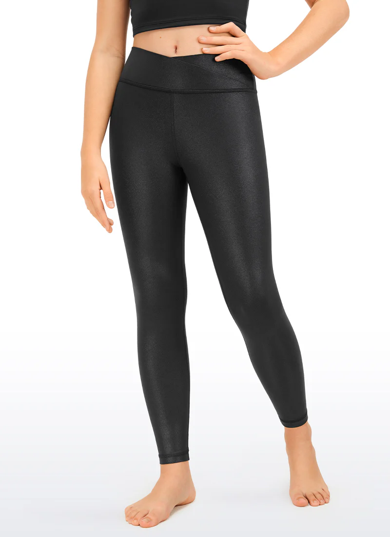 Butterluxe Girls Active Leggings - V Cross Waist - Image 13