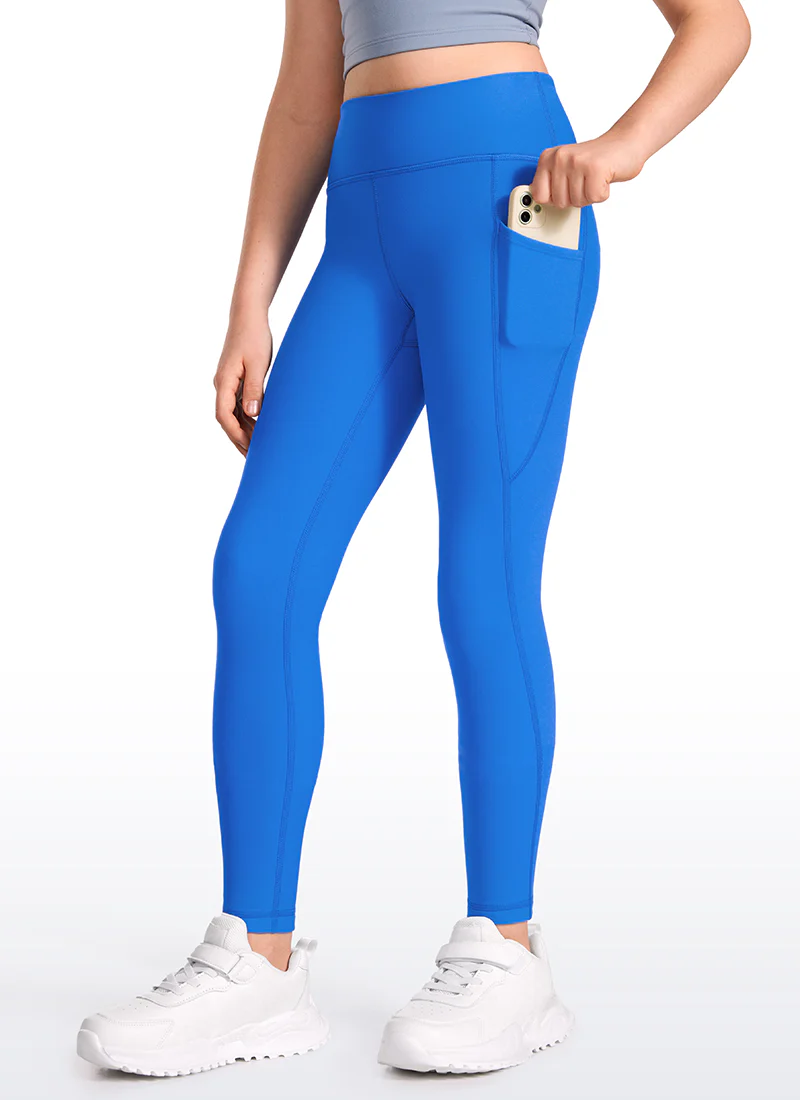Thermal Fleece Lined Soft Girls Water-Resistant Pocketed Leggings - Image 17